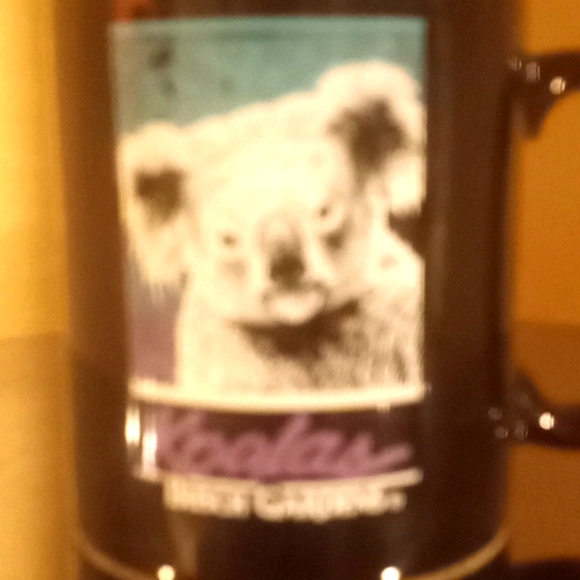 Vintage. Koalas Busch Gardens Black Coffee Mug β - Picture 2 of 8